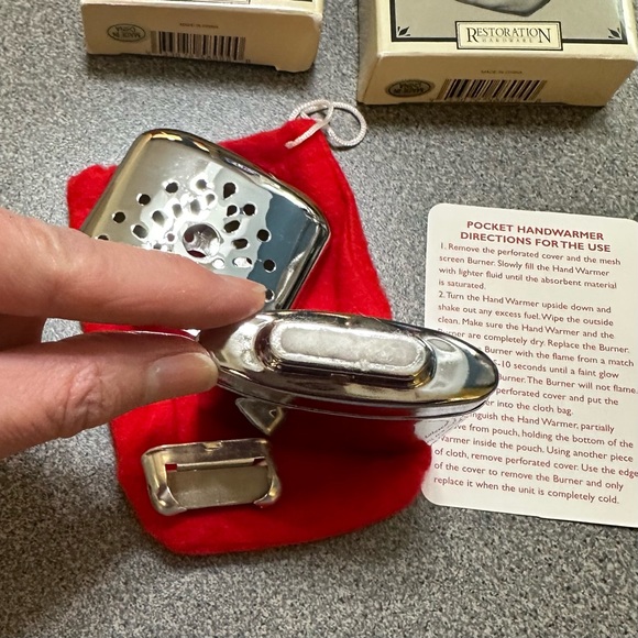 SET OF 2: NWT Restoration Hardware 1955 Pocket Hand Warmer - Picture 7 of 10
